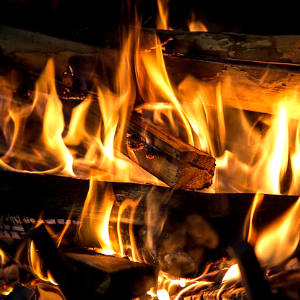 Traditionelle Feuerbestattung